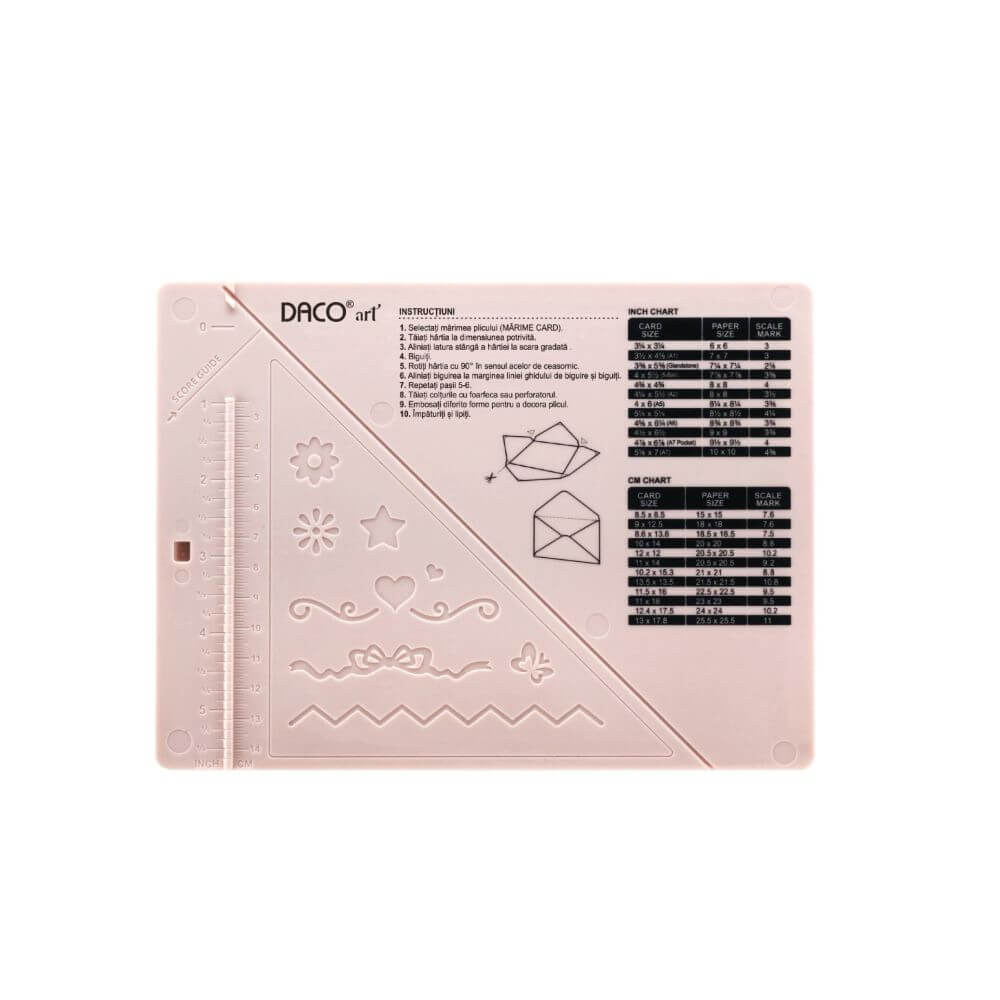 Placa Biguire Daco si Cutit Biguire, 21.5x16 cm, Plastic, Roz