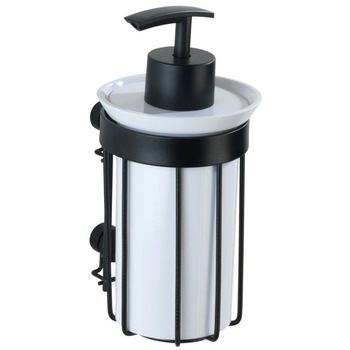 Distribuitor de sapun Classic Plus Wenko, negru, 185 ml Distribuitor de sapun Classic Plus Wenko, negru, 185 ml
