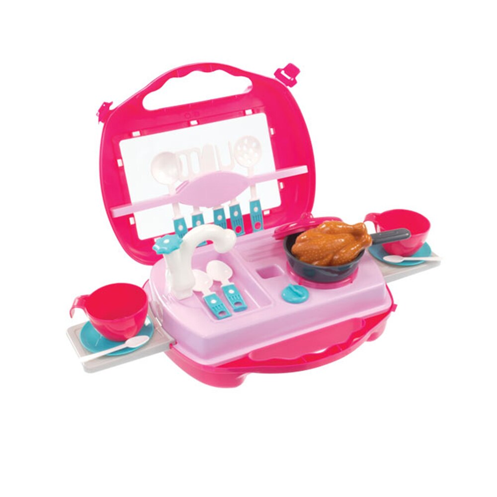 Bucatarie Moni Pink portabila