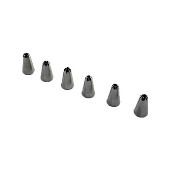 Set 6 duiuri, inox, diametrul 24mm Set 6 duiuri, inox, diametrul 24mm