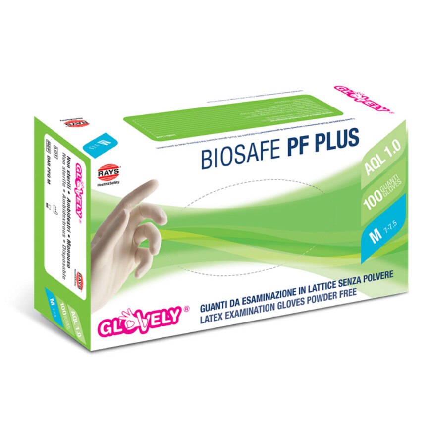 Manusi latex nepudrate 100 BUC - M - Rays