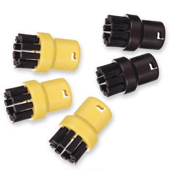 Set perie rotunda pentru Karcher, compatibil SC1 SC2 SC3 SC4 SC5, 3 buc galben, 2 buc negru Set perie rotunda pentru Karcher, compatibil SC1 SC2 SC3 SC4 SC5, 3 buc galben, 2 buc negru