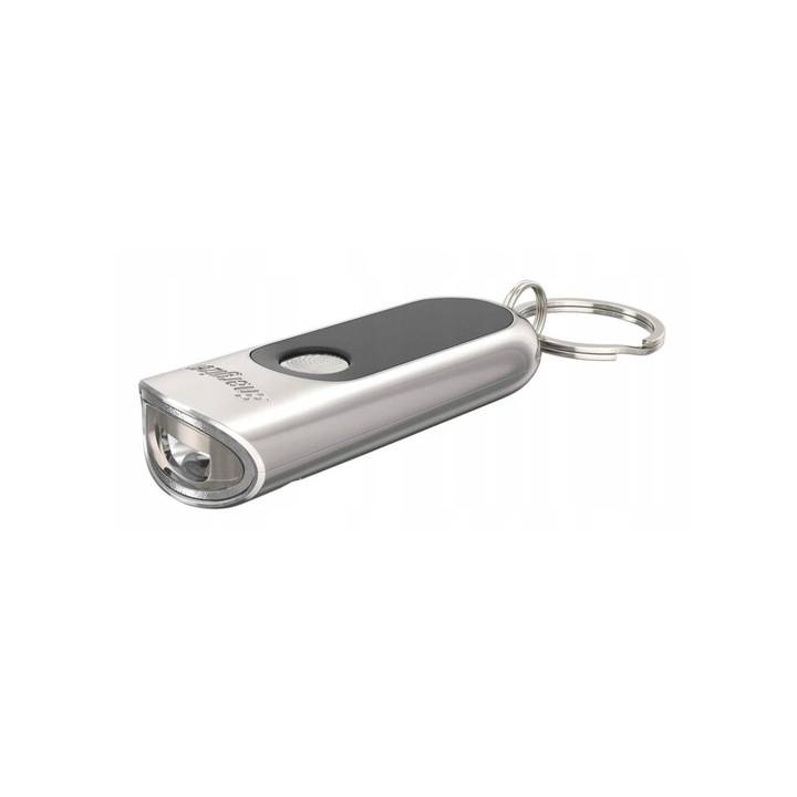 Метален ключодържател Energizer Touch Tech, с фенер, 20 лумена, 10 м, с 2 батерии CR2032