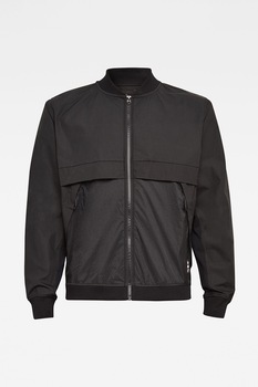 G-Star RAW, Jacheta usoara cu buzunare cu fermoar, Negru G-Star RAW, Jacheta usoara cu buzunare cu fermoar, Negru