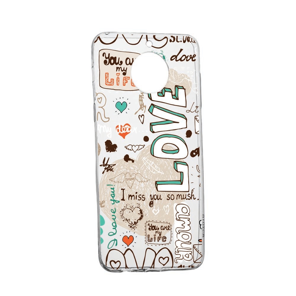 Husa Silicon Compatibila cu Xiaomi Redmi Note 9 Pro 5G, Love, rezistenta la uzura, anti-alunecare, 25