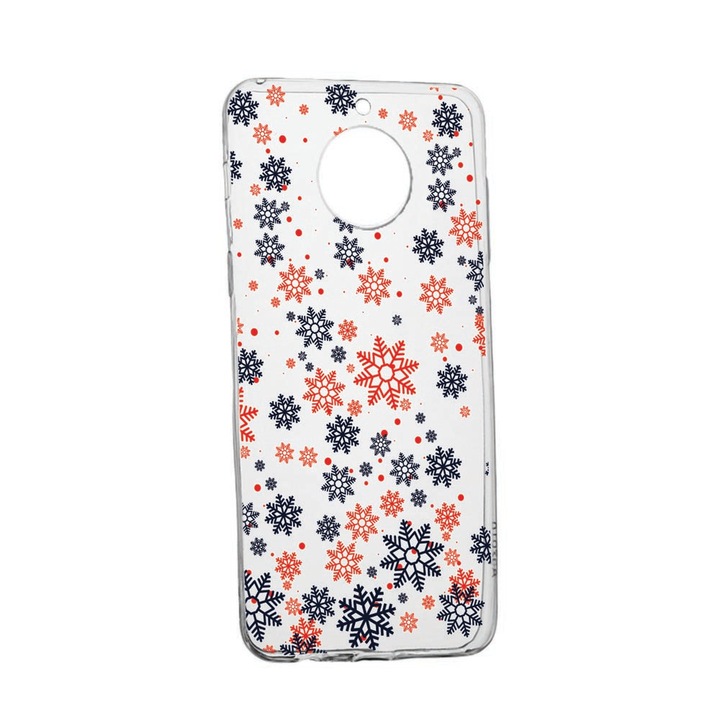 Husa Silicon Compatibila cu Xiaomi Redmi Note 9 Pro 5G, rezistenta la uzura, anti-alunecare, FuMotorolae de zapada, 154