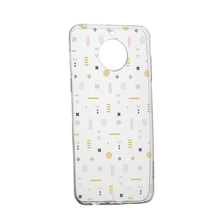 Husa Silicon Compatibila cu Xiaomi Redmi Note 9 Pro 5G, rezistenta la uzura, anti-alunecare, Symbols, 178