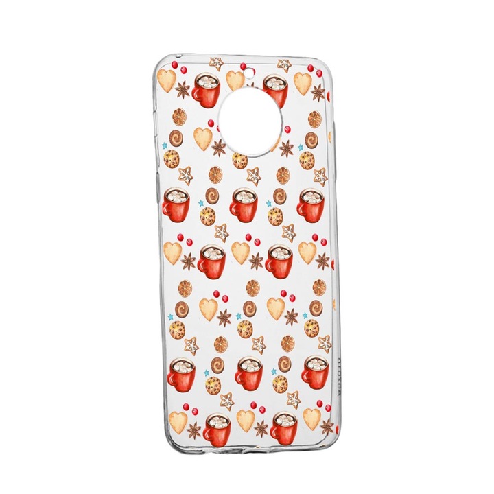 Husa Silicon Xmas, Craciun, Compatibila cu Xiaomi Redmi Note 9 Pro 5G, rezistenta la uzura, anti-alunecare, 343