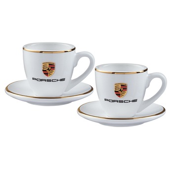 Set 2 cesti espresso , Portelan, Porsche, Multicolor Set 2 cesti espresso , Portelan, Porsche, Multicolor
