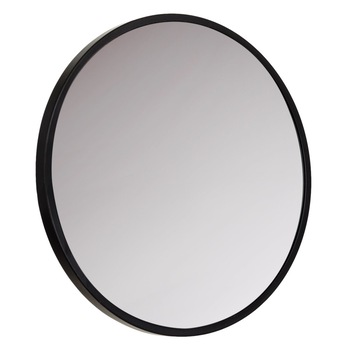 Oglinda rotunda, cadru metal, negru, 40cm Oglinda rotunda, cadru metal, negru, 40cm
