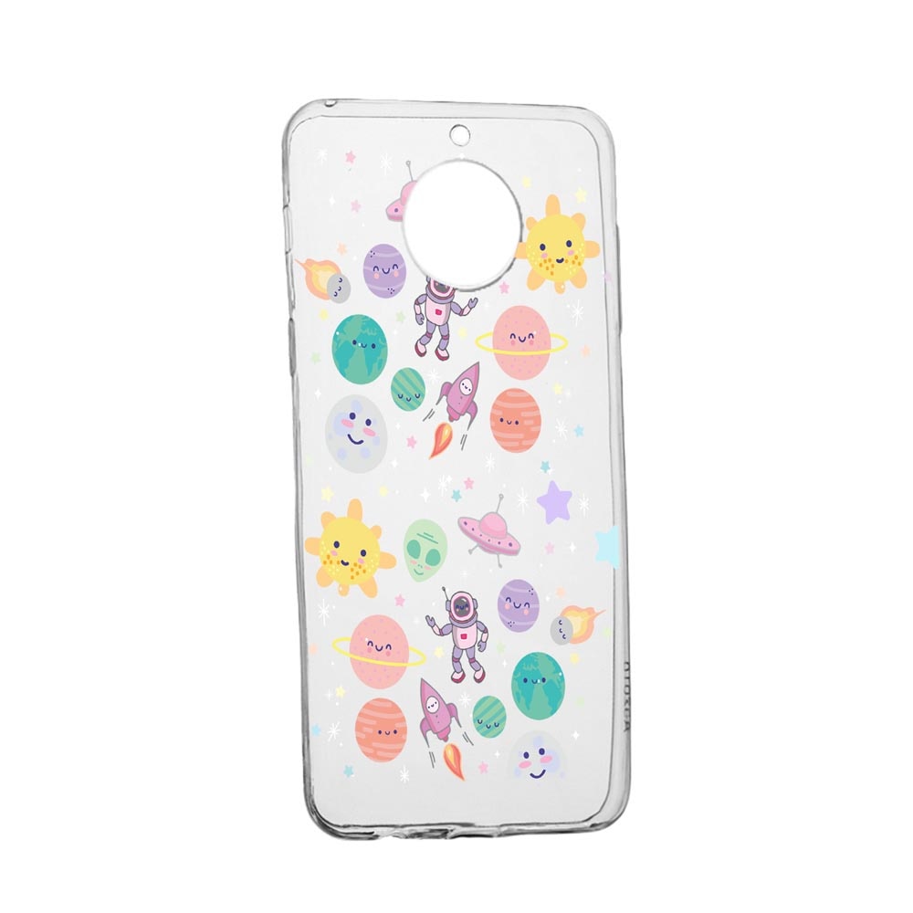 Husa Silicon Universe, Planets UFO, Compatibila Cu Nokia C20, rezistenta la uzura, anti-alunecare, 473
