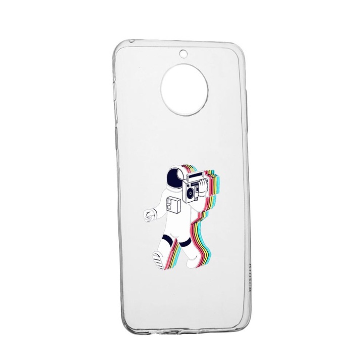 Husa Silicon Universe, Walk On The Moon, Compatibila cu Xiaomi Redmi Note 9 Pro 5G, rezistenta la uzura, anti-alunecare, 467