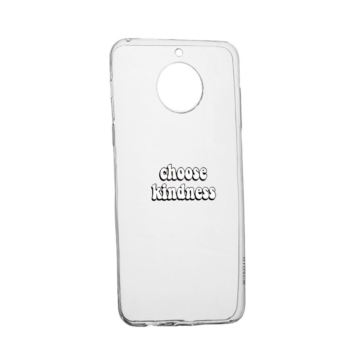 Husa Silicon cu mesaj Kindness, Compatibila cu Xiaomi Redmi Note 9 Pro 5G, rezistenta la uzura, anti-alunecare, 478