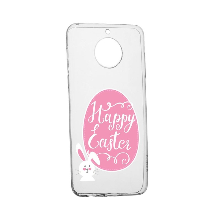 Husa Silicon Happy Easter, Compatibila cu Xiaomi Redmi Note 9 Pro 5G, rezistenta la uzura, anti-alunecare, 689