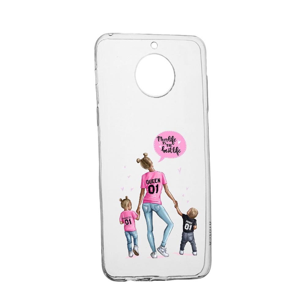 Husa Mom Life, pentru Nokia 5.3, rezistenta la uzura, anti-alunecare, din silicon Premium, 557