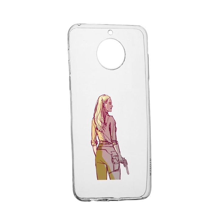 Husa Silicon WestWorld, Movie, Compatibila cu Xiaomi Redmi Note 9 Pro 5G, rezistenta la uzura, anti-alunecare, 676