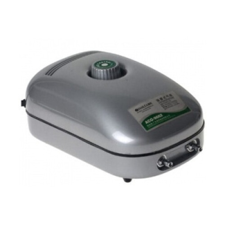 Pompa aer Hailea ACO 9602 pentru acvariu 2 iesiri