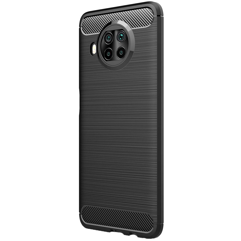 Husa Flexibila Antisoc Carbon pentru Xiaomi Mi 10T Lite, Negru