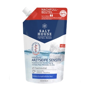 Rezerva sapun lichid senzitiv cu minerale, Salthouse, 500 ml Rezerva sapun lichid senzitiv cu minerale, Salthouse, 500 ml