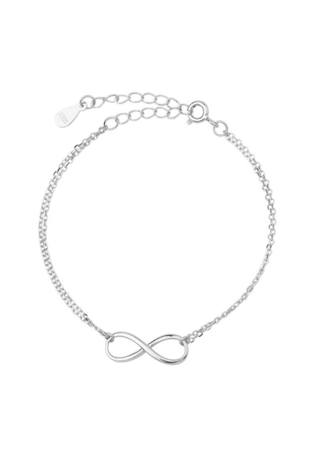 Bratara din argint 925 Infinite cu pandantiv in forma de infinit, lungime ajustabila, perfecta cadou, aniversare, sarbatori