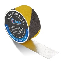 banda autoadeziva antiderapanta din aluminiu pentru scari exterioare cu suprafete neregulate loko lka505-60by  granulatie 60 50mm x 5m  blackyellow imagen 18_0_
0