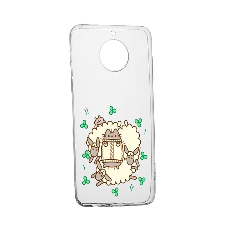 Husa Silicon Rabbits - Lambs, Compatibila cu Xiaomi Redmi Note 9 Pro 5G, rezistenta la uzura, anti-alunecare, 692