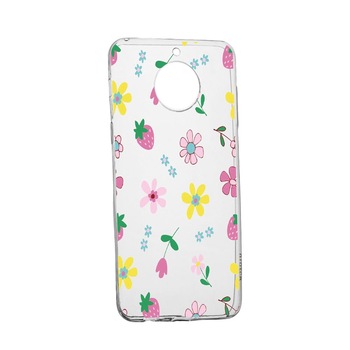 Husa Flowers, pentru Nokia 3.4, rezistenta la uzura, anti-alunecare, din silicon Premium, 687 Husa Flowers, pentru Nokia 3.4, rezistenta la uzura, anti-alunecare, din silicon Premium, 687