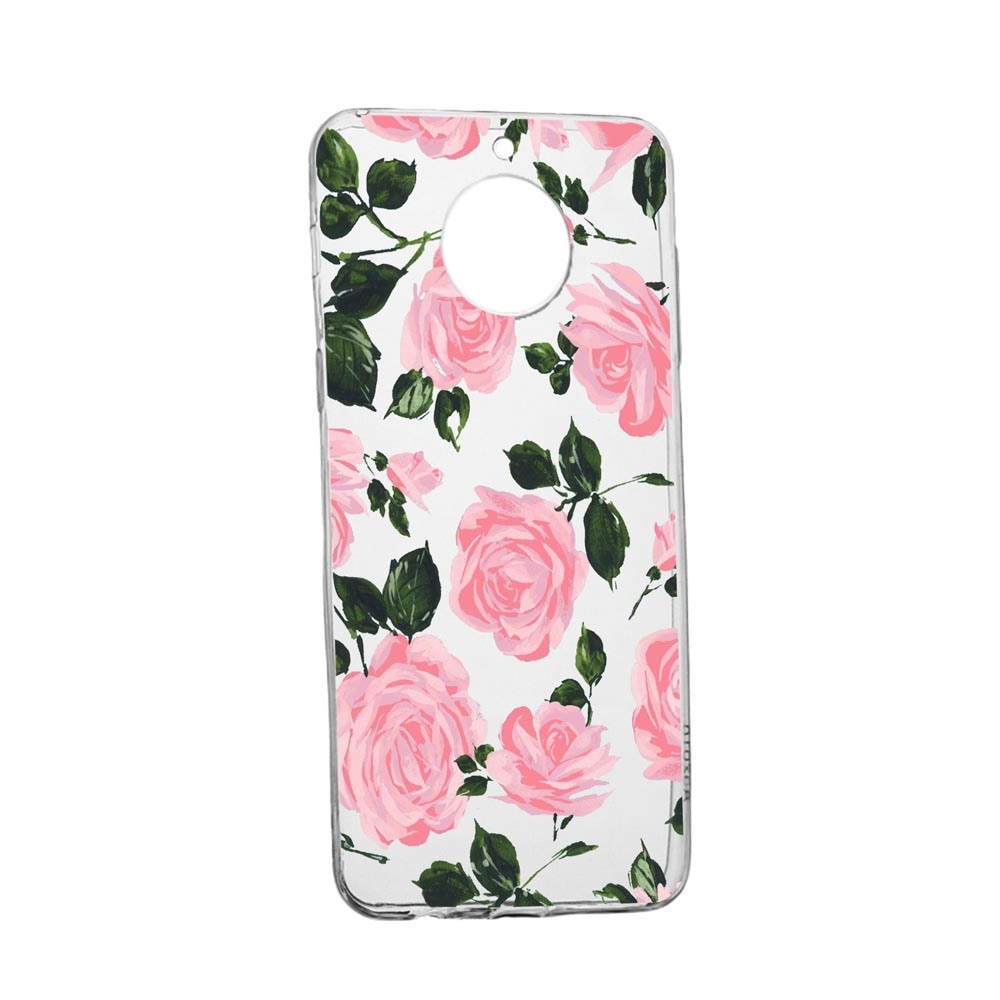 Husa Silicon Rose, Pastel colors, Compatibila Cu Nokia C20, rezistenta la uzura, anti-alunecare, 514