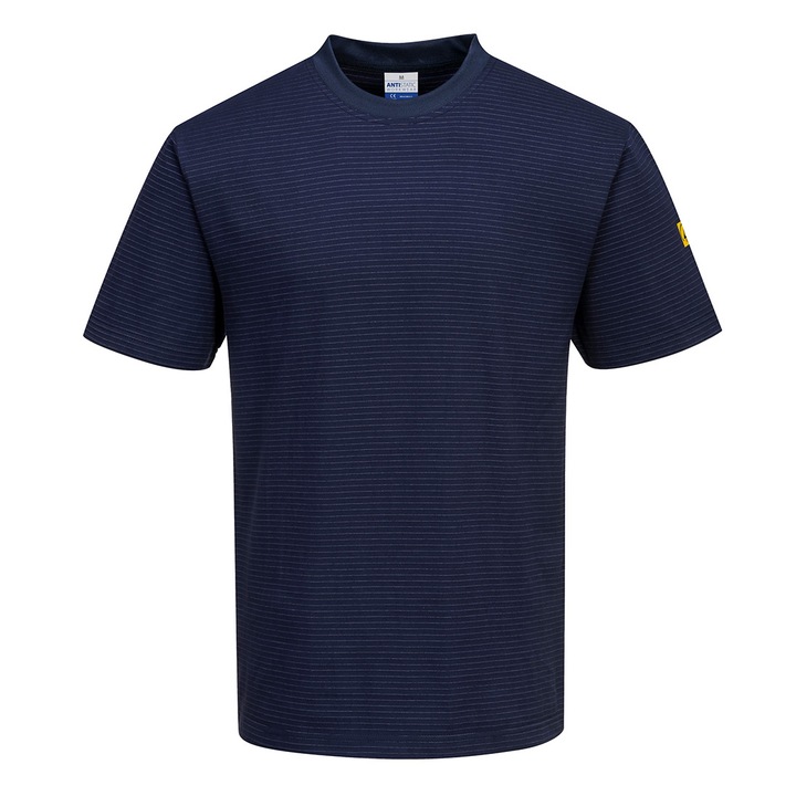 Tricou ESD Antistatic , Medium , Navy