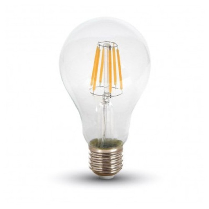 Bec LED Filament, 8W, E27 A67, 6000K