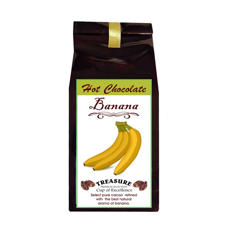 Ciocolata calda cu aroma de Banane,100 g ,Treasure