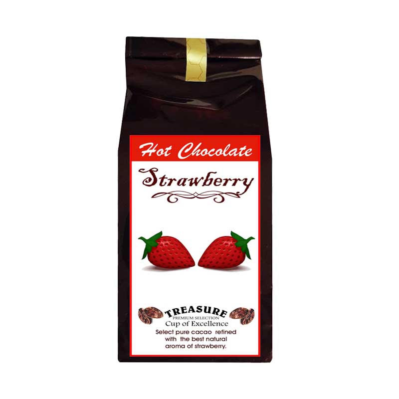 Ciocolata calda cu aroma de Capsuni,100 g ,Treasure