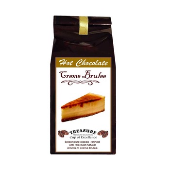 Ciocolata calda cu aroma de Creme Brulee,100 g ,Treasure Ciocolata calda cu aroma de Creme Brulee,100 g ,Treasure
