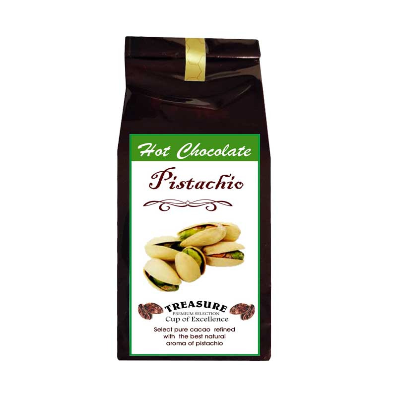 Ciocolata calda cu aroma de Fistic,100 g ,Treasure