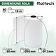 Rola hartie termica ROLTECH, 80mm x 18m, non-BPA