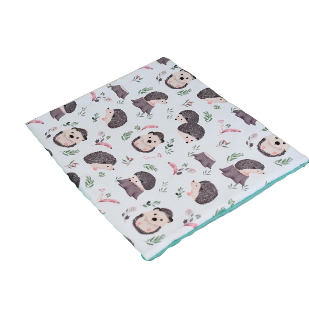 Pernuta plata model arici si plus minky 40x50 cm