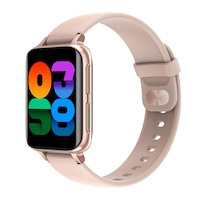 Ceas smartwatch DT93, rose, ecran de ceas personalizat, full OLED display, monitor de tensiune arteriala, raspunzand la apeluri, monitor de ritm cardiac, pedometru, IP67, android , anti lost