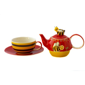 Set ceai Fritzi, trei piese, Ceainic 0,4l, cana 0,2l Set ceai Fritzi, trei piese, Ceainic 0,4l, cana 0,2l