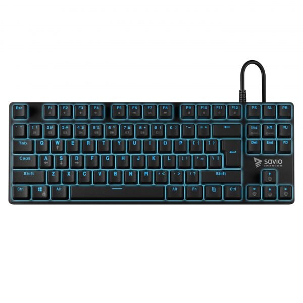 Tastatura Savio RX , iluminare Albastra
