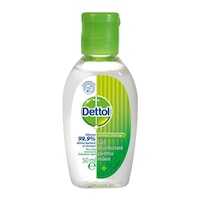 Gel dezinfectant pentru maini Dettol, cu 70% alcool, efect antibacterian, 50 ml