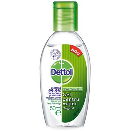 Gel Dezinfectant Pentru Maini Dettol Cu 70 Alcool Efect Antibacterian 50 Ml Emag Ro