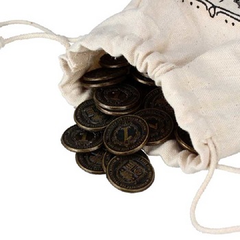 Joc de societate Glen More II Chronicles Metal Coins (40), limba engleza, extensie Joc de societate Glen More II Chronicles Metal Coins (40), limba engleza, extensie