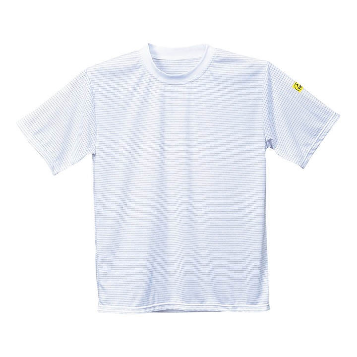 Tricou ESD Antistatic, Medium, Alb