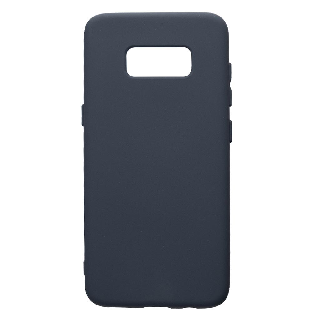 Husa de protectie Samsung Galaxy S10E, silicon, cu interiorul din material textil, protectie camera, Alaskan Blue, Premium