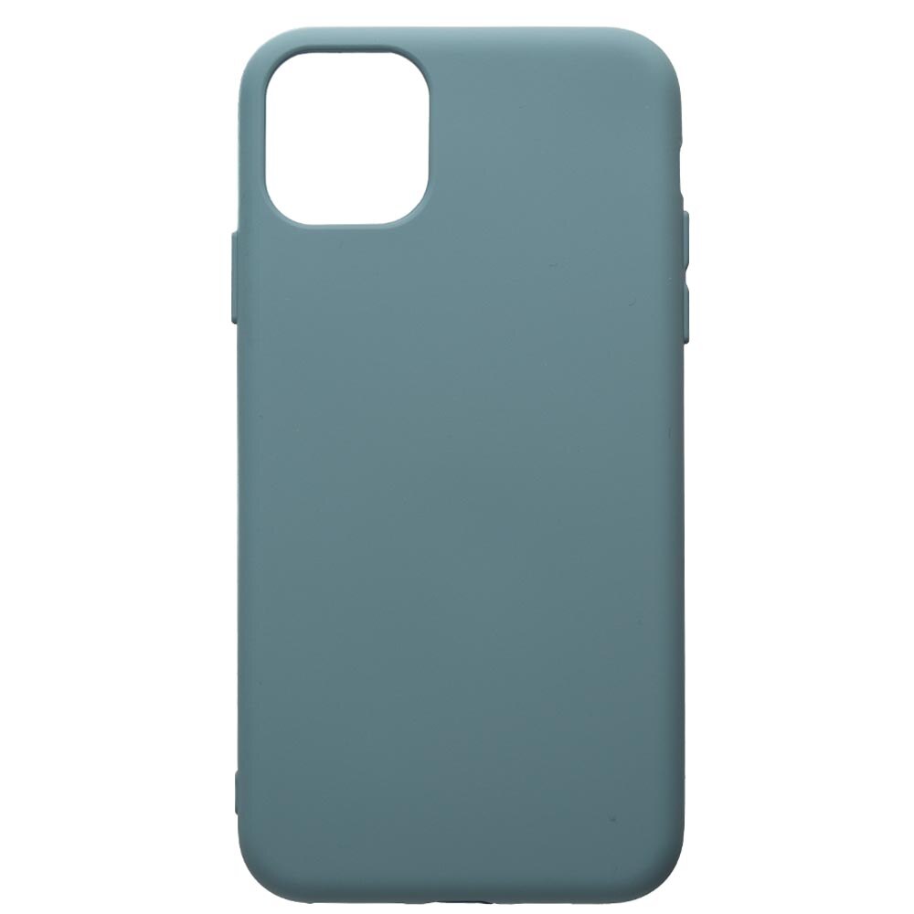 Husa de protectie Apple iPhone 11 Pro Max, silicon, cu interiorul din material textil, protectie camera, Cornflower, Premium