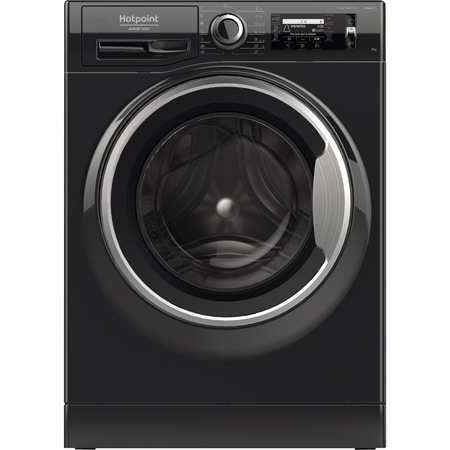 Masina de spalat rufe Hotpoint NLCD945BSAEUN, 9 kg, 1400 RPM, Clasa A+++, Steam Refresh, Steam Hygiene, Motor Inverter, Display LCD, Negru