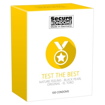 Prezervative Secura Test the Best, 100 bucati Prezervative Secura Test the Best, 100 bucati