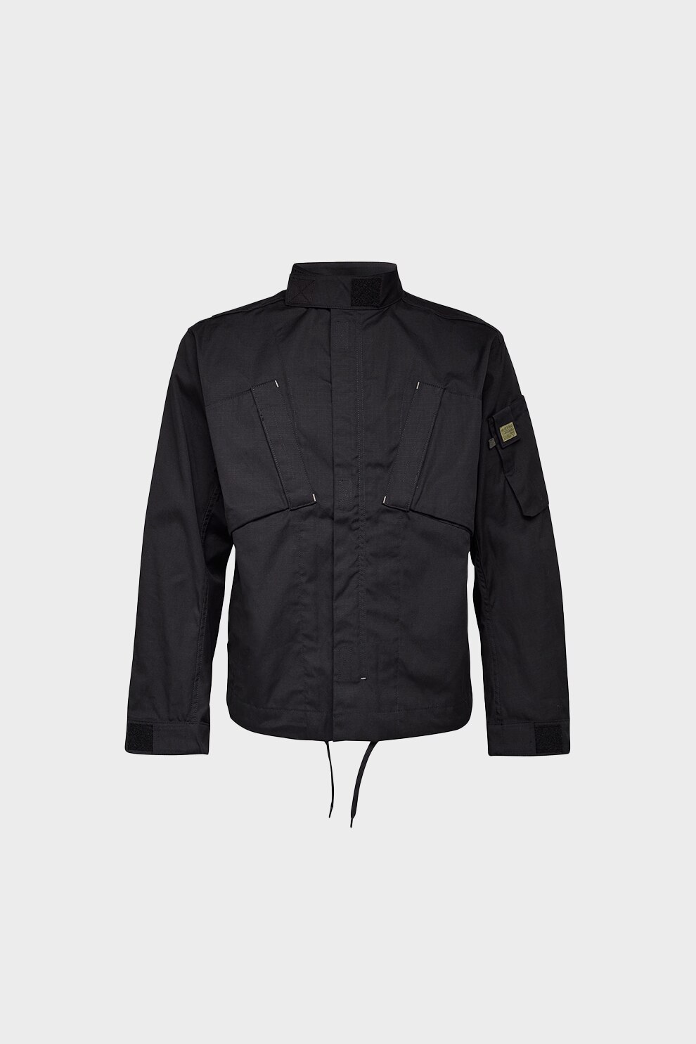 G-Star RAW, Jacheta cu terminatie ajustabila Sporty, Negru