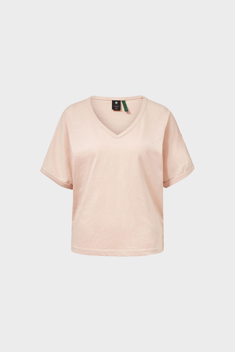 G-Star RAW, Tricou relaxed fit cu decolteu in V Joosa, Piersica