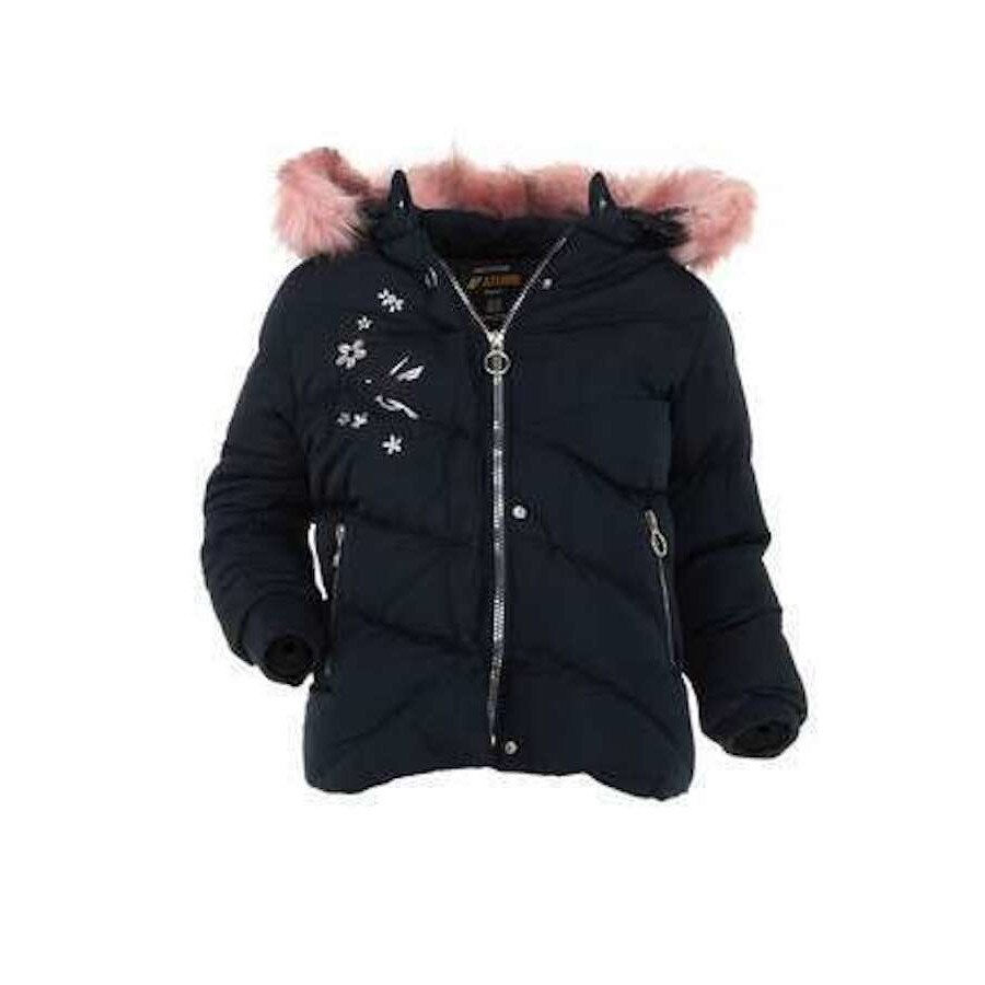 Geaca Nature, cu gluga, bleumarin, Bleumarin/Roz